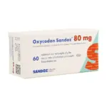 Oxycodon 80mg sandoz verlengde afgifte 60st