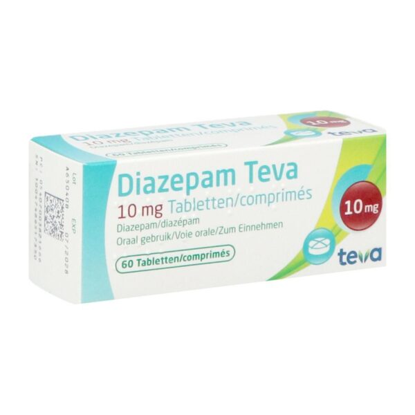 Diazepam teva comp 60x10mg