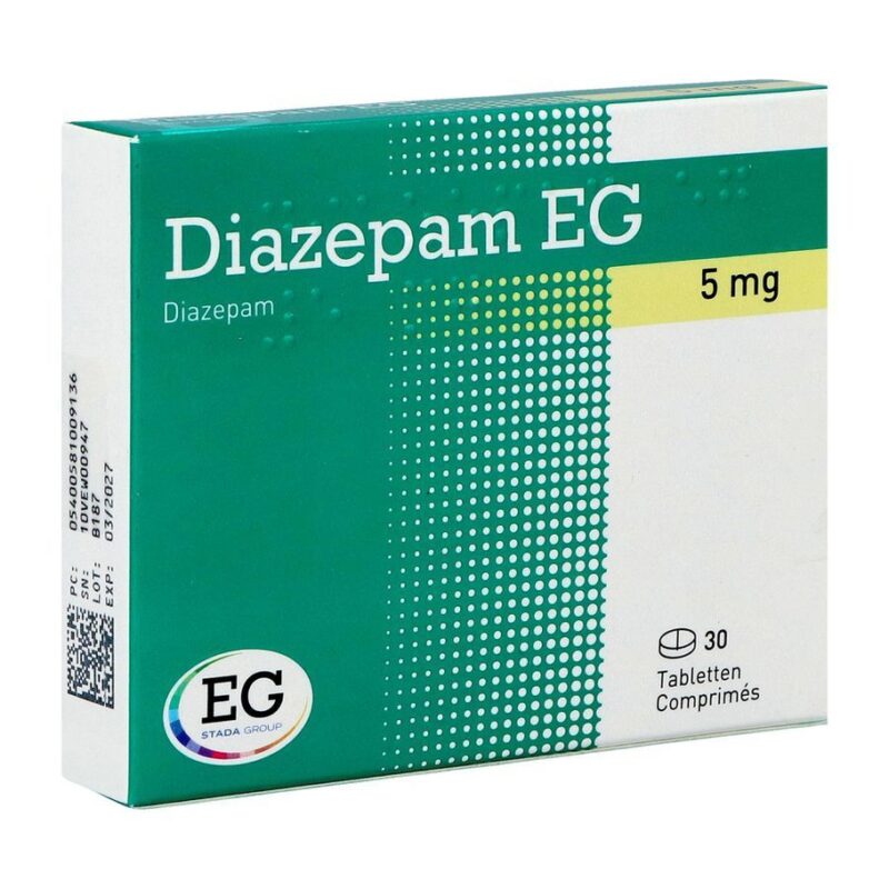 Diazepam eg 5mg comp 30