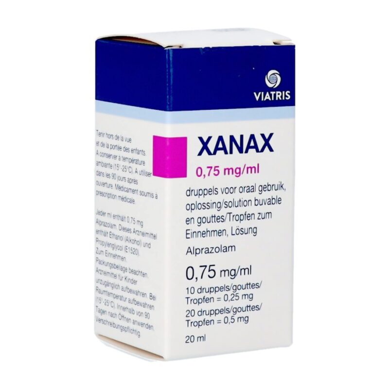 Xanax gutt 0.75mg/ml 20ml