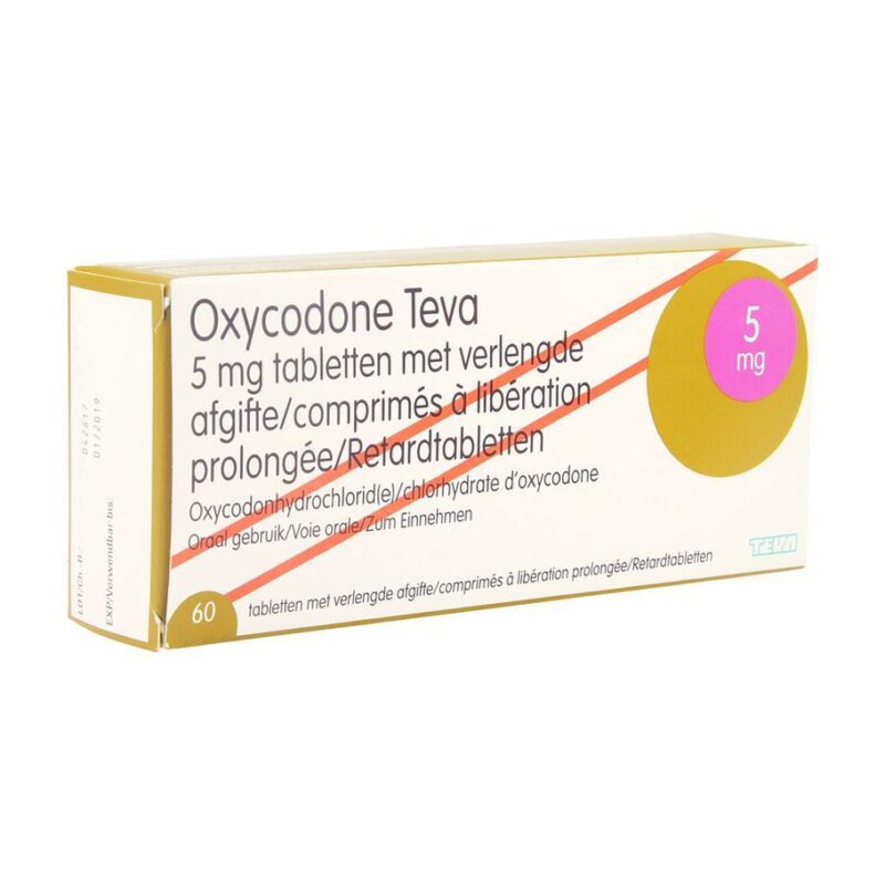 Oxycodone teva 5mg verlengde afgifte comp 60