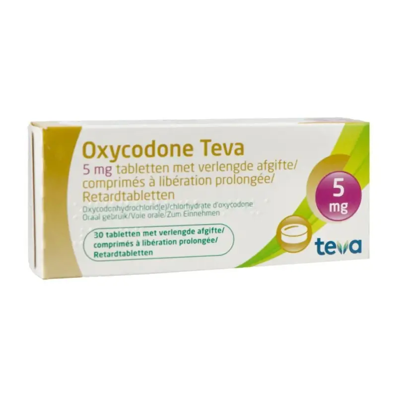 Oxycodone teva 5mg verlengde afgifte comp 30